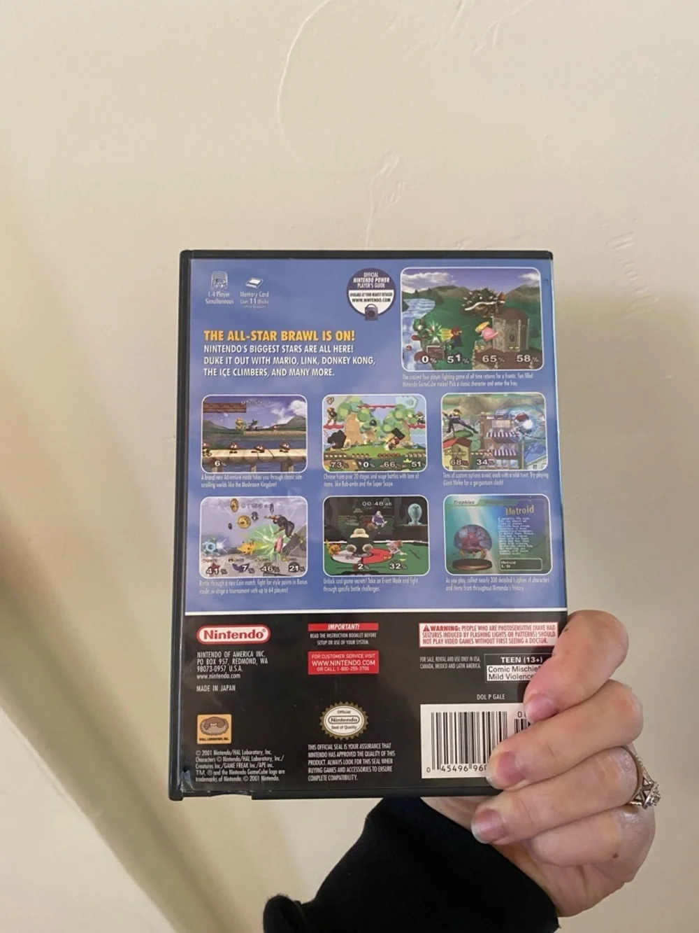 Nintendo GameCube Super Smash Bros. Melee - Complete in Case (CIB)